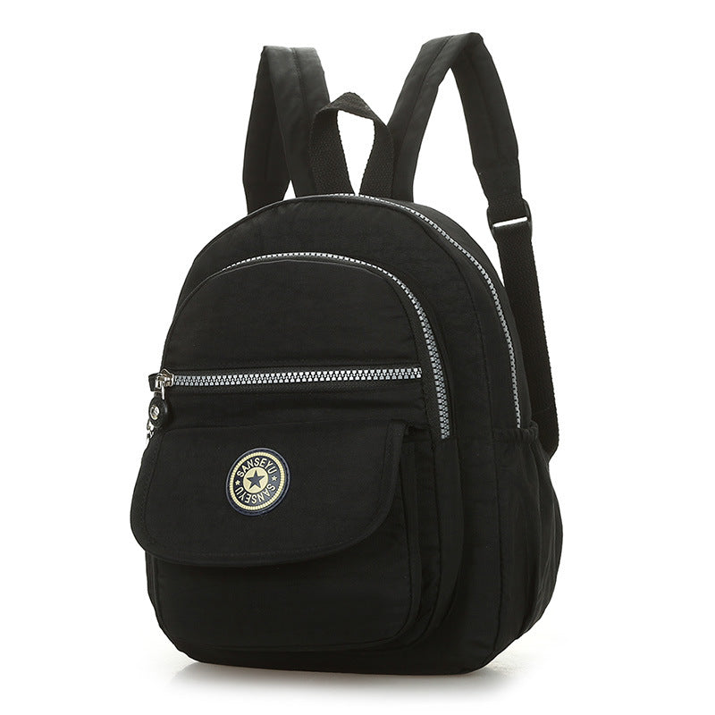 Slouchy Simple Nylon Mountain Climbing Fashion Backpacks