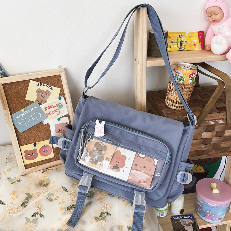 Korean Style Vintage Cute Bear Transparent Shoulder Bags