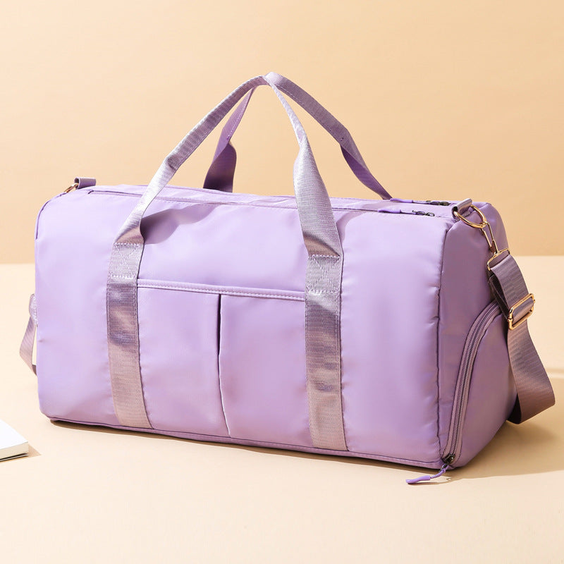 Women's Wet Separation Large Capacity Yoga Lightweight Travel Bags