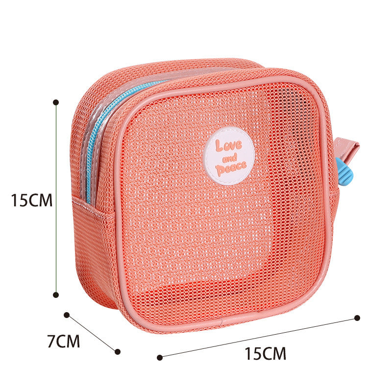 Mesh Wash Convenient Storage Beach Portable Makeup Bag