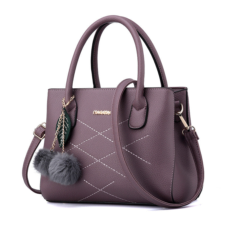 Women's Korean Style Large Elegant Mother Simple Handbags