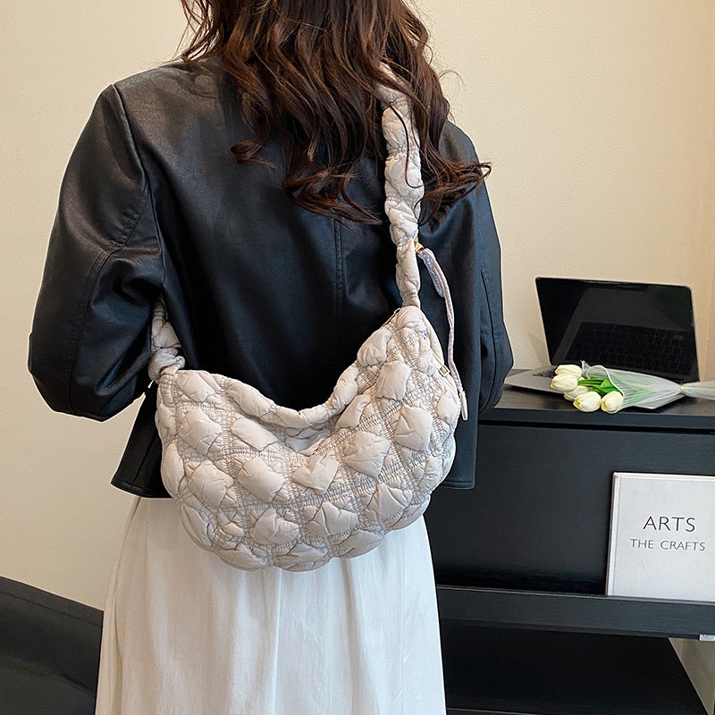 Women's Dumpling Minority Clouds Large Capacity Lightweight Crossbody Bags