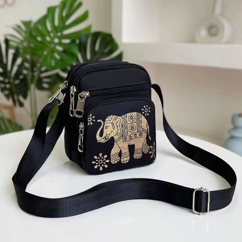 Women's Nylon Waterproof Oxford Cloth Korean Style Shoulder Bags