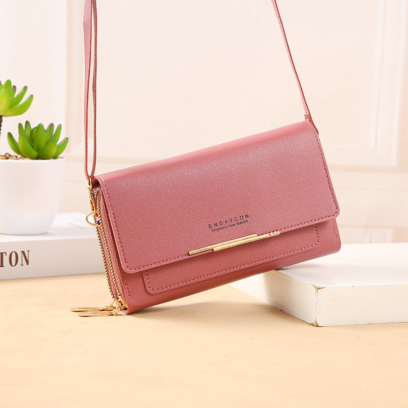 Charming Beautiful Women's Korean Mid-length Clutch Shoulder Bags
