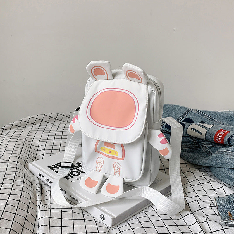 Women's Cartoon Cute Clutch Mobile Korean Style Shoulder Bags