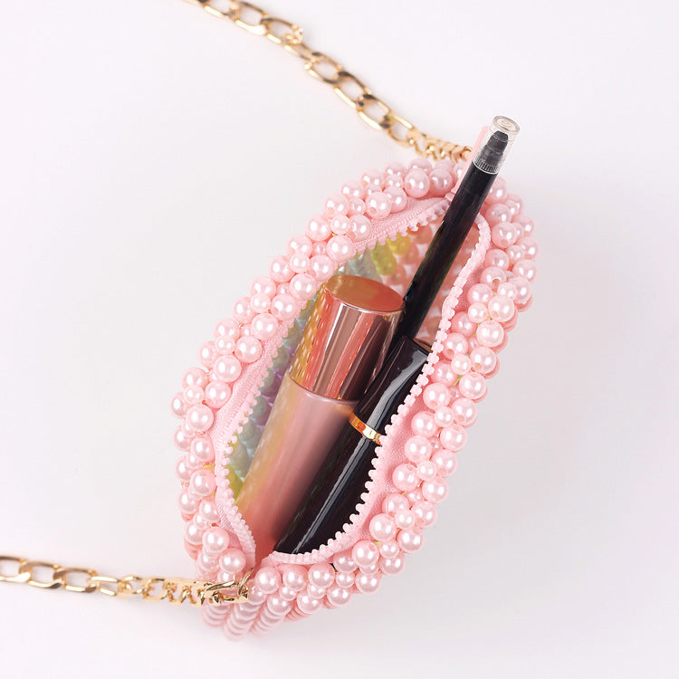 Earphone Chain Beaded Handmade Stylish Textured Crossbody Bags