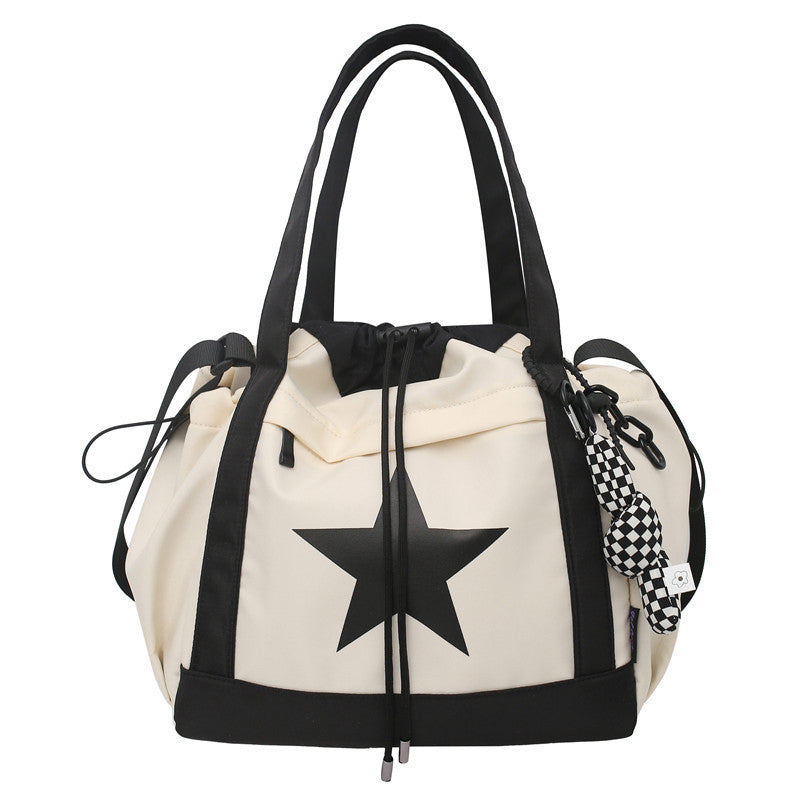 Men's Color Matching Trendy Large Capacity Korean Crossbody Bags