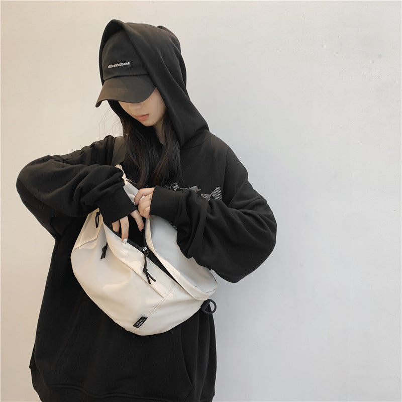 Women's & Men's & Korean Style Nylon Cloth Fashion Shoulder Bags