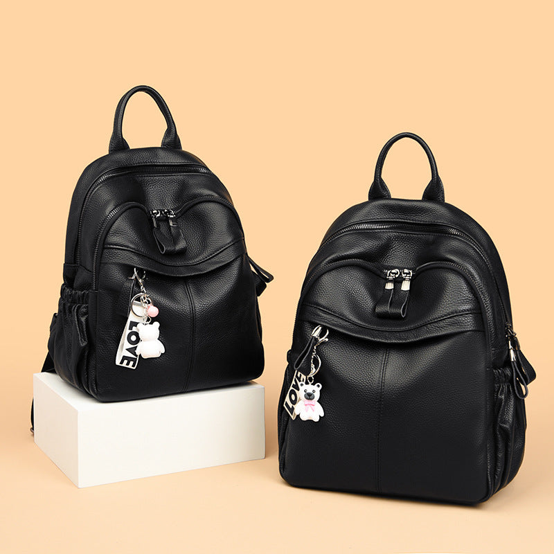 Women's Spring Fashion Large Capacity First Layer Backpacks