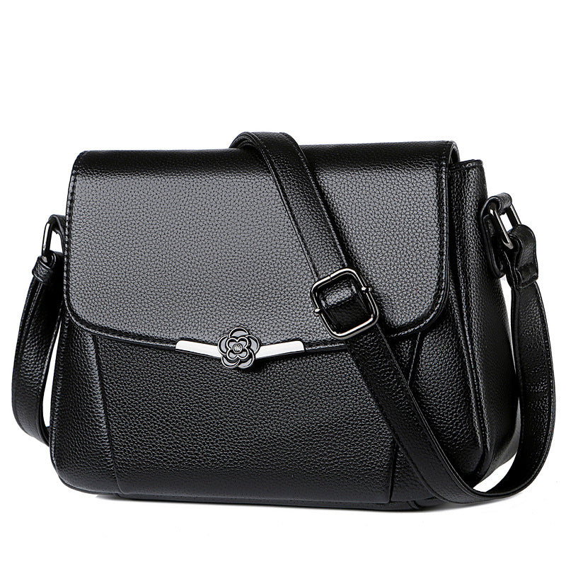 Charming Women's Soft Leather Mother Simple Crossbody Bags