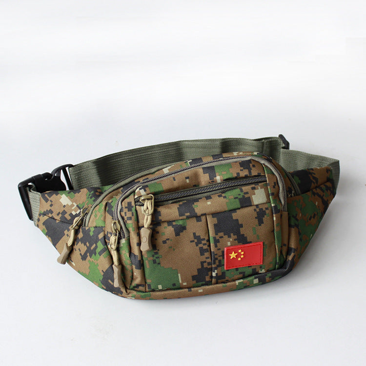 Men's Army Fan Large Capacity Business Collect Men's Waist Packs