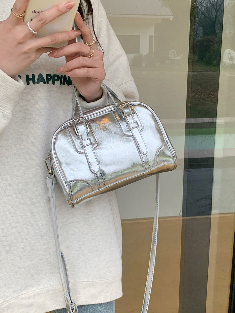 Women's Korean Niche Retro Black Fashion Handbags