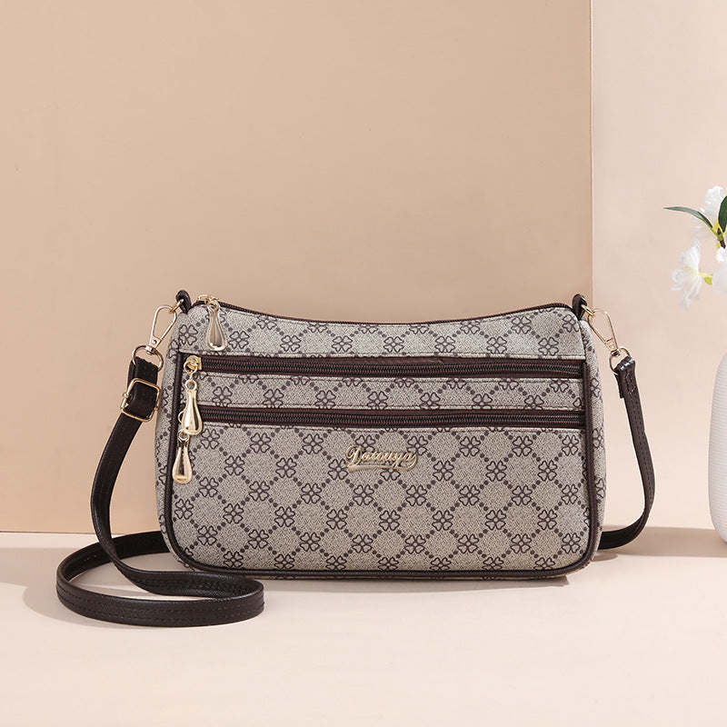 Creative Zipper Large Capacity Versatile Fashion Crossbody Bags