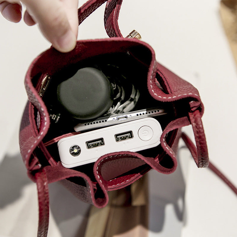 Women's Popular Innovative Elegant Cylinder Cell Shoulder Bags