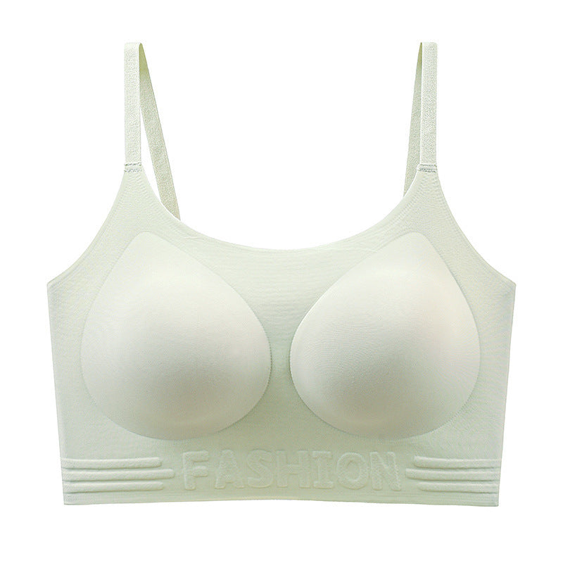 Women's Liquid Foundation Underwear Opaque Spaghetti Strap Breast Bras