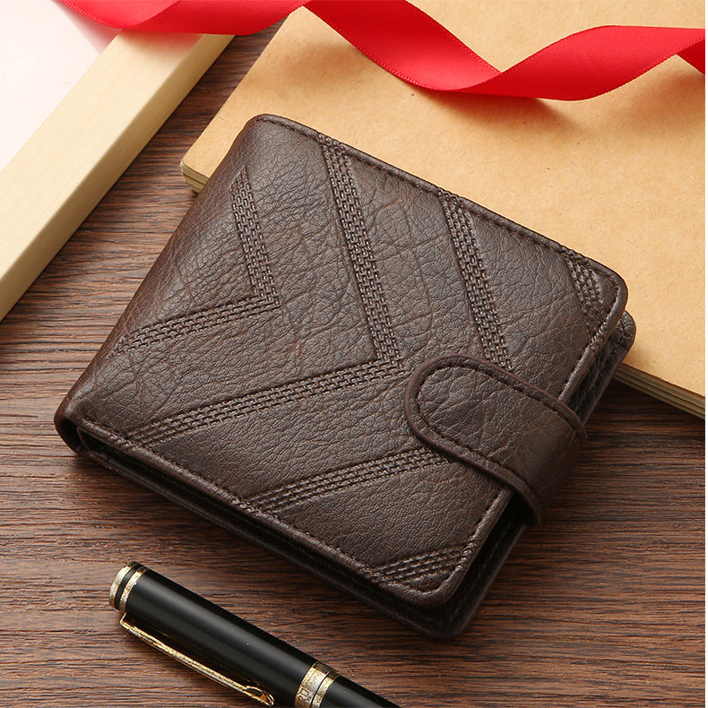 Men's Horizontal Business Fashion Large Capacity Multifunctional Card Holder