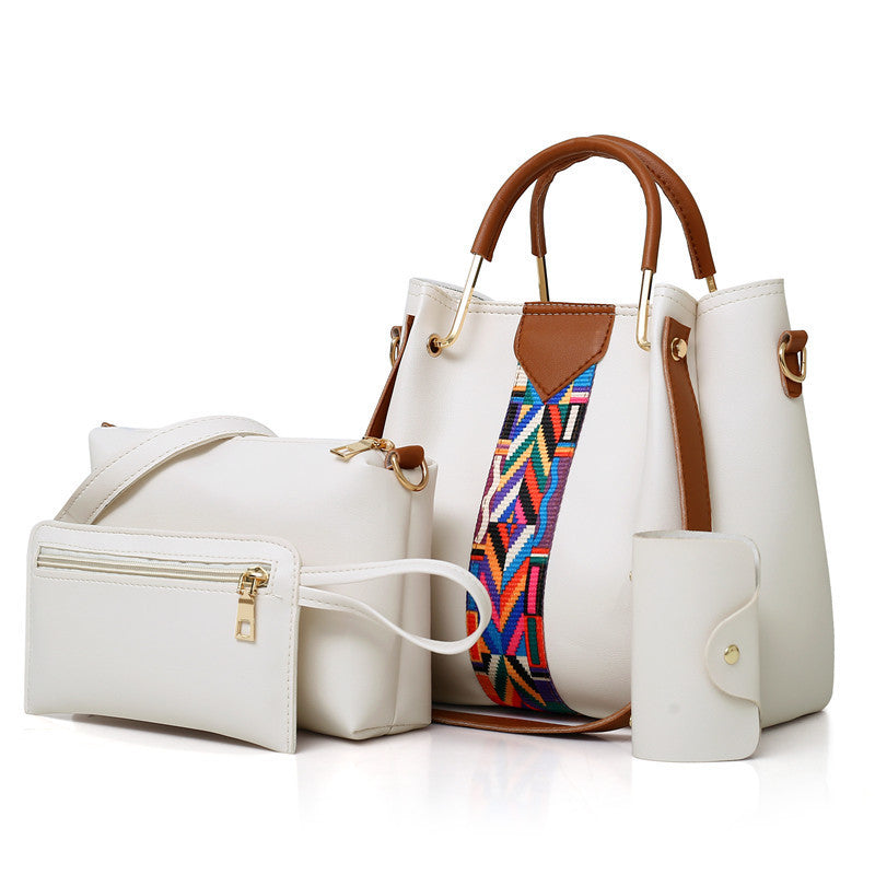 Women's Mother Large Capacity Trendy Contrast Color Bags