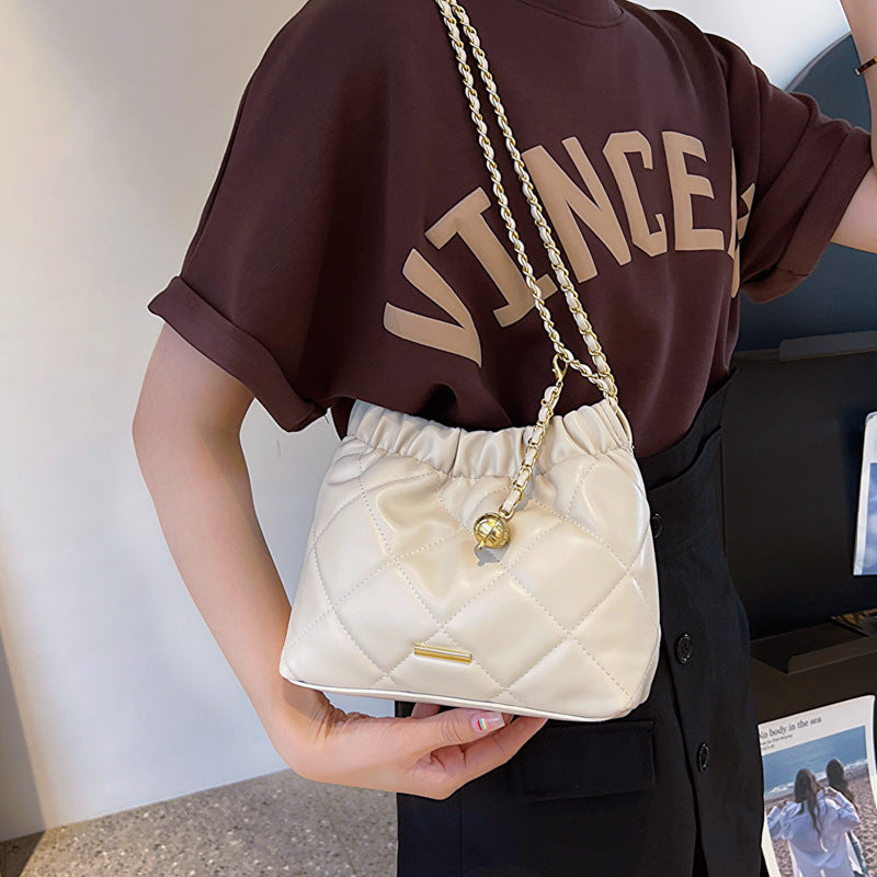 Women's Spring Fashion Rhombus Commuter Chain Shoulder Bags