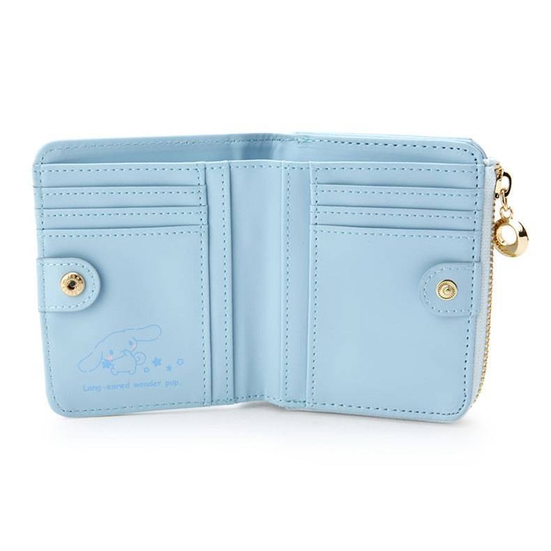 Women's Short 2 Fold Clow Style Zipper Ladies Wallet