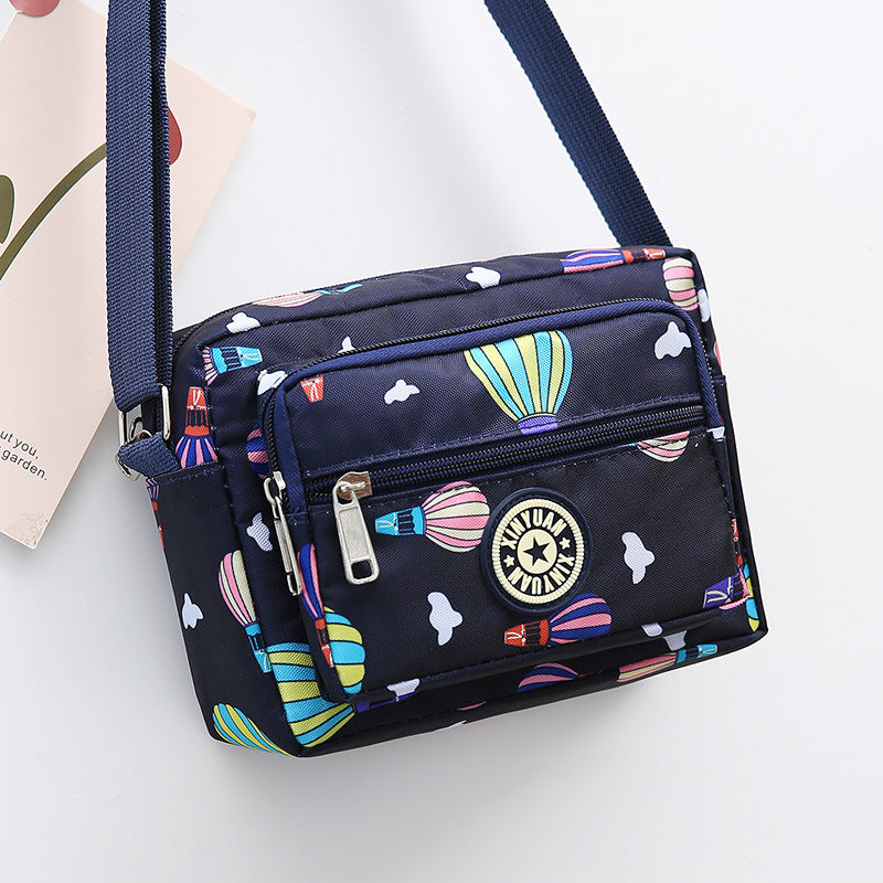 Women's Stall Flower Cloth Oxford Practical Canvas Crossbody Bags