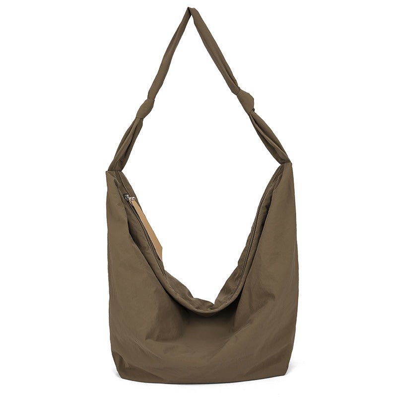 Women's Nylon Large Capacity Dumpling Simple Retro Shoulder Bags