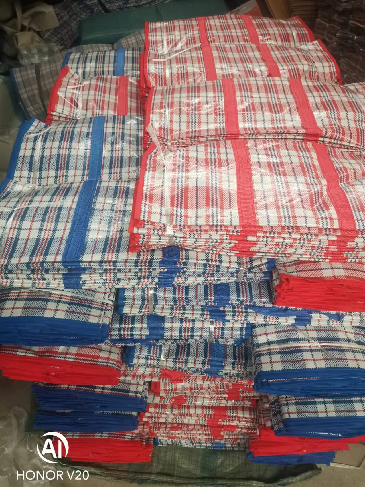 Simple Portable Pp Thickened Packing Moving Travel Bags