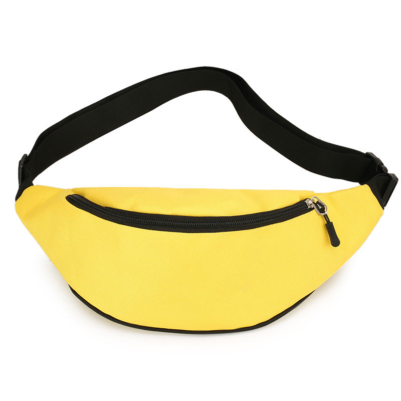 Women's & Men's & Simple Version Trendy Solid Color Men's Chest Bags