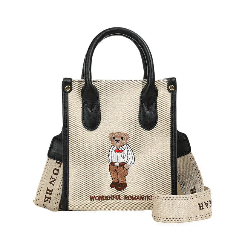 Women's Source Summer Versatile Embroidered Bear Bags