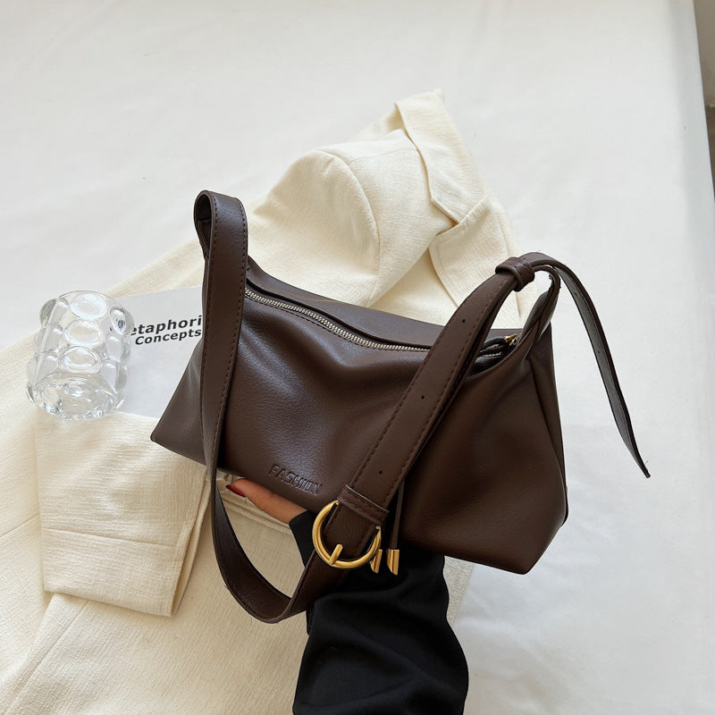 Women's Fashion Retro Dumpling Niche Texture Underarm Crossbody Bags