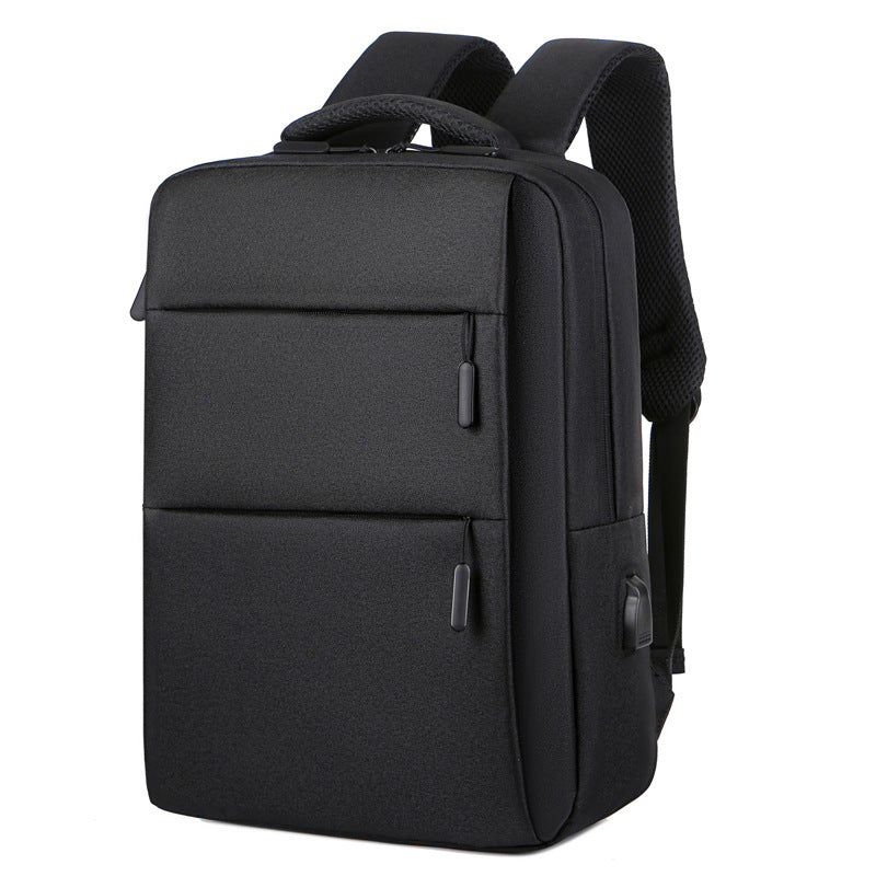 Cloth Double Zipper Waterproof Computer Business Backpacks
