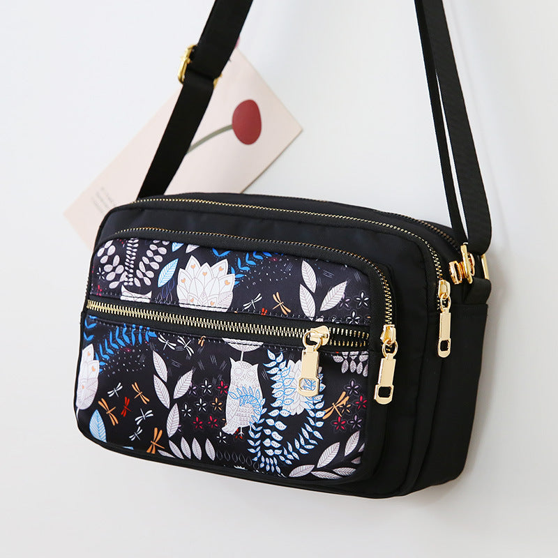 Women's Fashion Nylon Cloth Mummy Canvas Stall Shoulder Bags