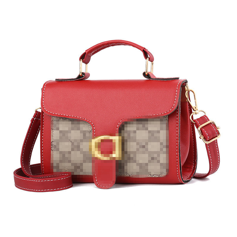 Slouchy Women's Fashionable Korean Contrast Color Crossbody Bags