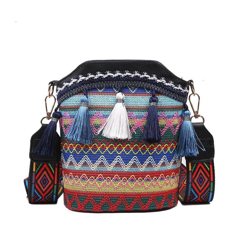 Women's Fashion Korean Ethnic Style Embroidered Shoulder Bags