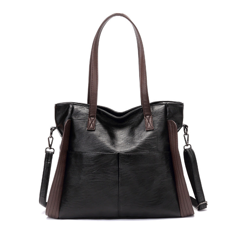 Women's Trending Sheepskin Soft Leather Fashion Mummy Shoulder Bags