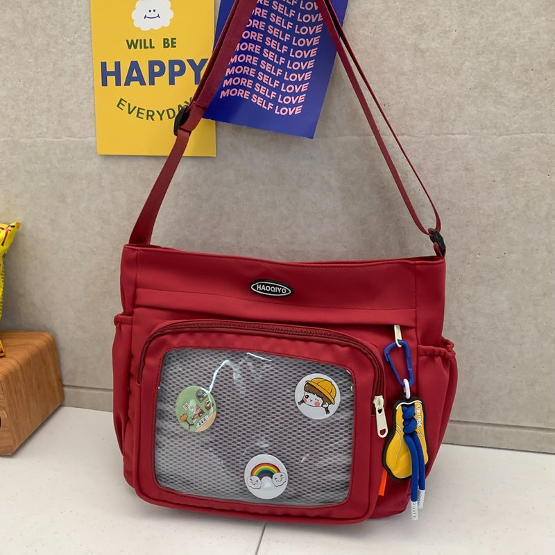 Cartoon Popular Female Large Capacity For Class Shoulder Bags