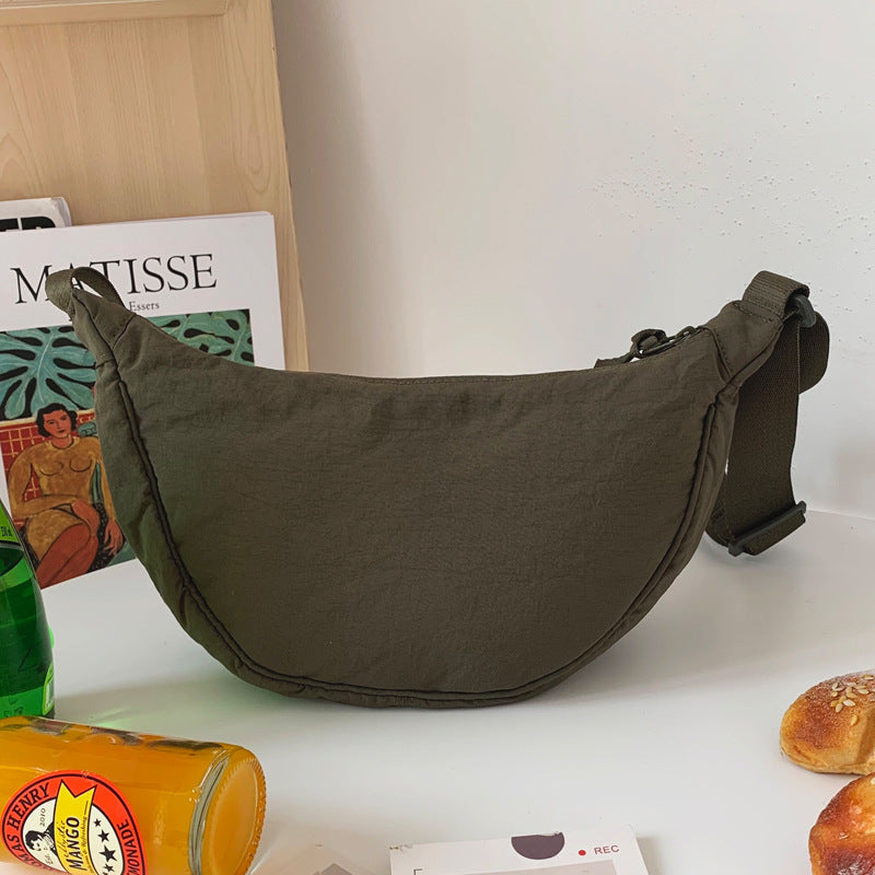 Cool Women's Fashionable Dumpling Nylon Lightweight Crossbody Bags