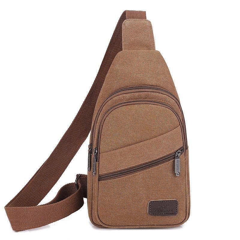 Men's Entity Large Capacity Convenient Canvas Men's Chest Bags