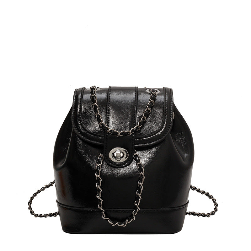 Women's Classic Style Trendy Fashion Chain Backpacks