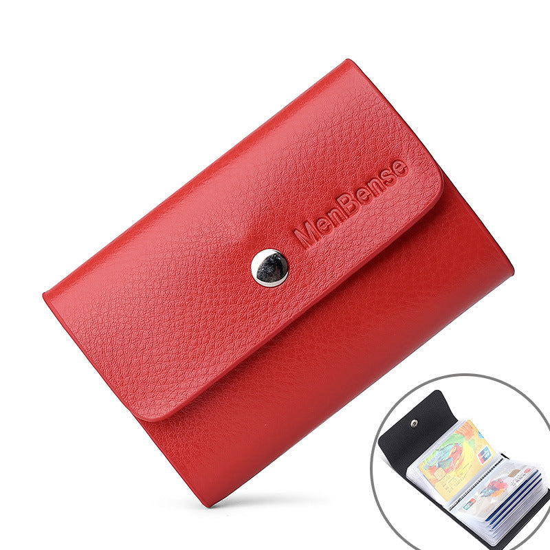 Women's & Men's Large Capacity Swiping Storage Multiple Slots Card Holder