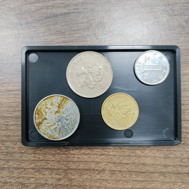 Durable Aluminum Alloy Tray Storage Box Card Holder