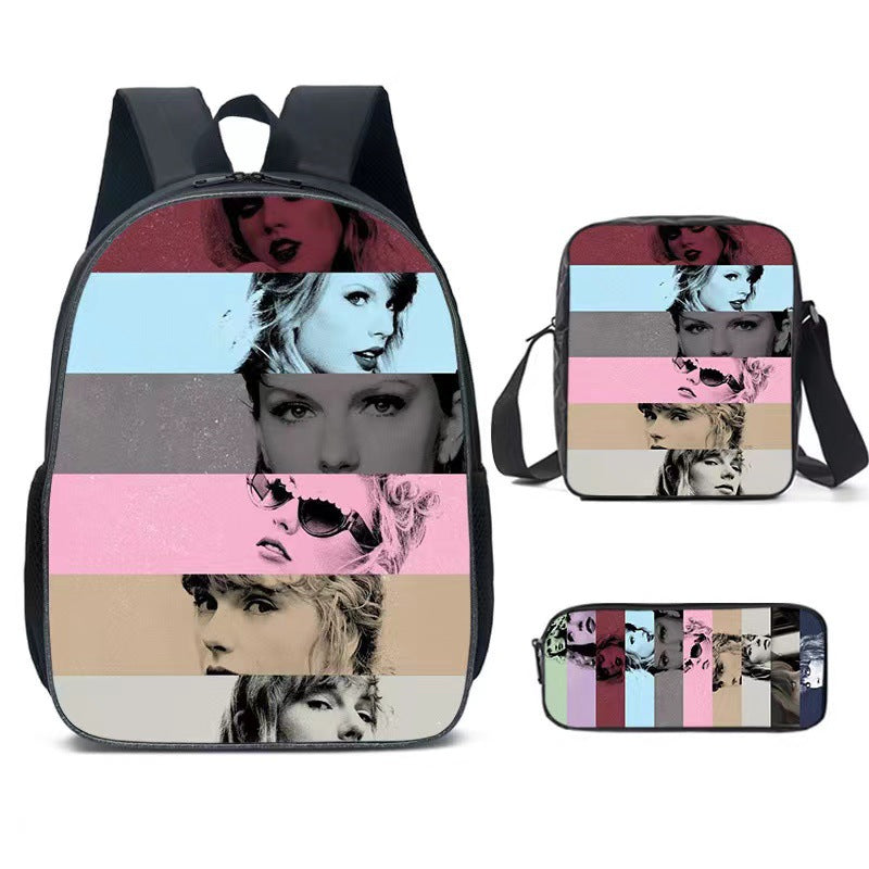 Trendy Taylor Swift Three-piece Suit Pencil Bags