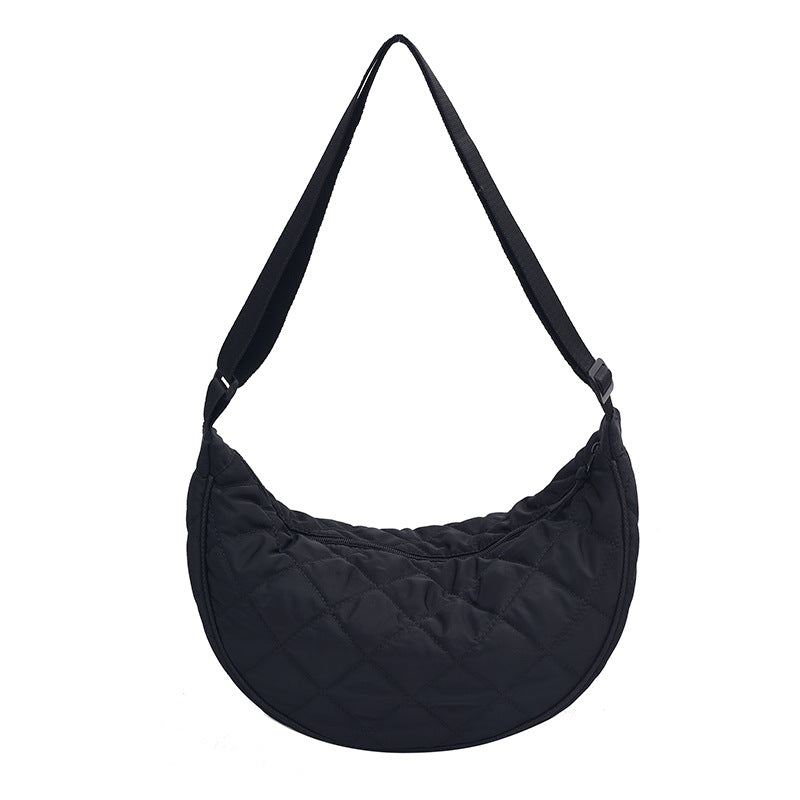 Women's Trendy Fashion Rhombus Dumpling High-grade Large Shoulder Bags