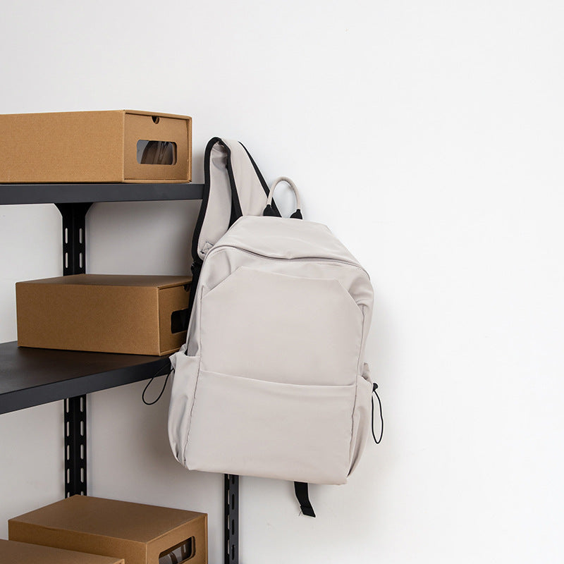 Women's & Men's & Korean Style Waterproof Solid Color High Backpacks