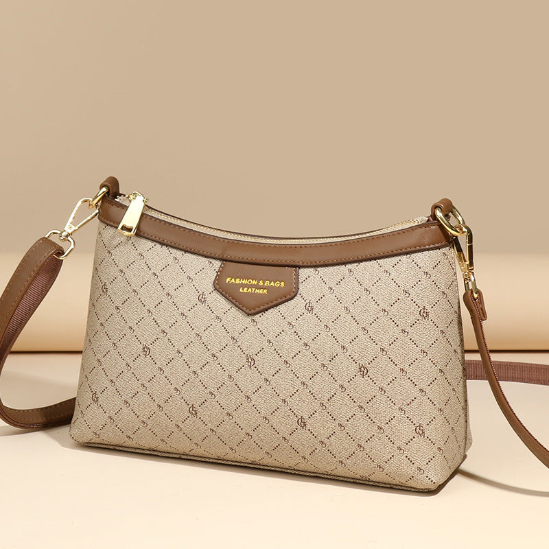 Women's Niche High-grade Printed Fashion Pouches Underarm Bags