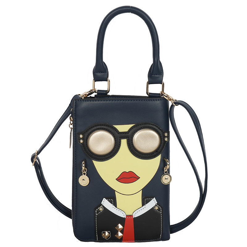 Women's Fashion Creative Spoof Fun Beauty Expression Crossbody Bags