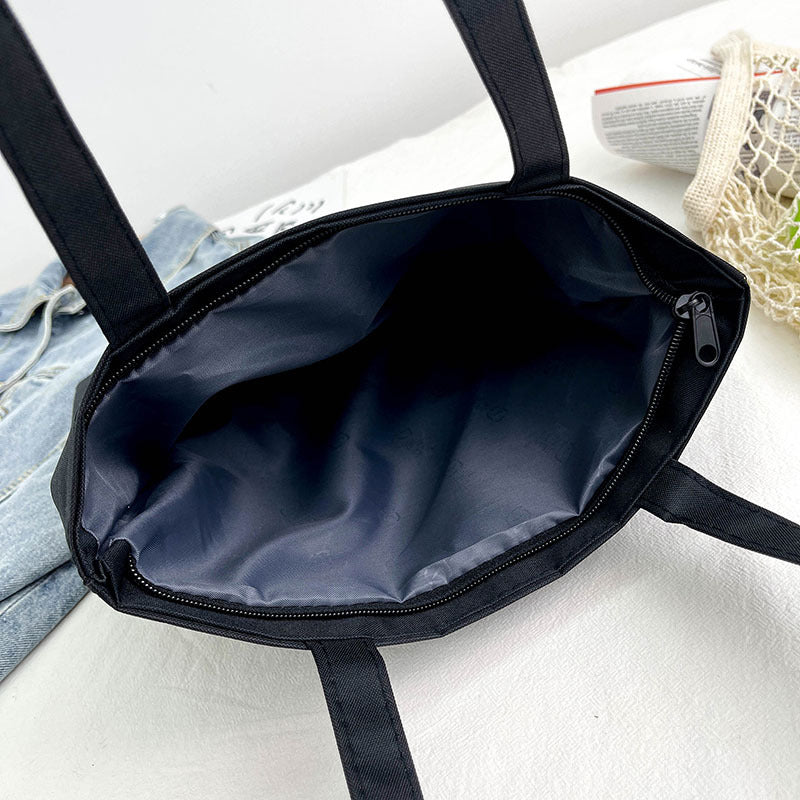 Tide Korean Style Personalized Fashion Artistic Printing Large Capacity Shoulder Bags