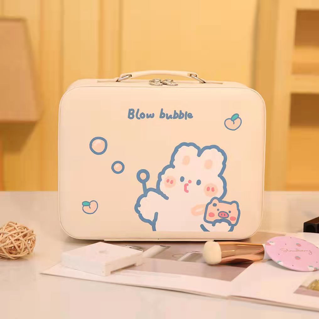Hand Gift Suitcase Portable Makeup Storage Cosmetic Bags