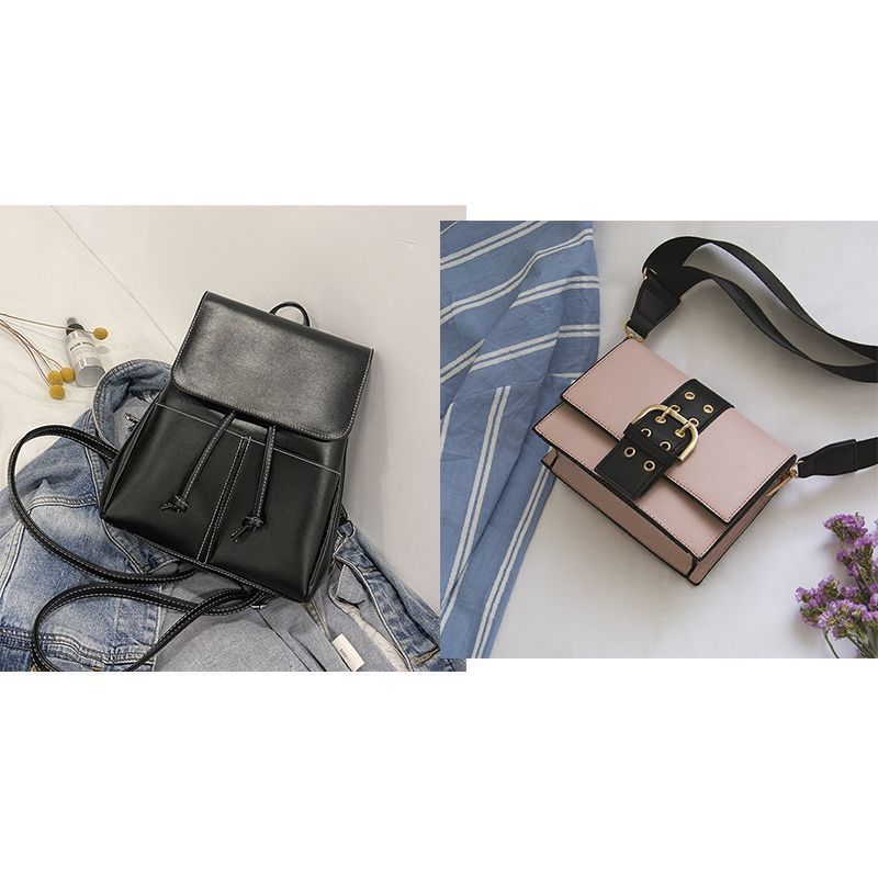 Women's Fashion Personality Large Capacity Korean Version Backpacks