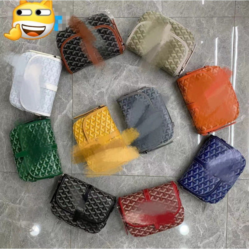 Trendy Elegant Classic Saddle Dog Teeth Bags