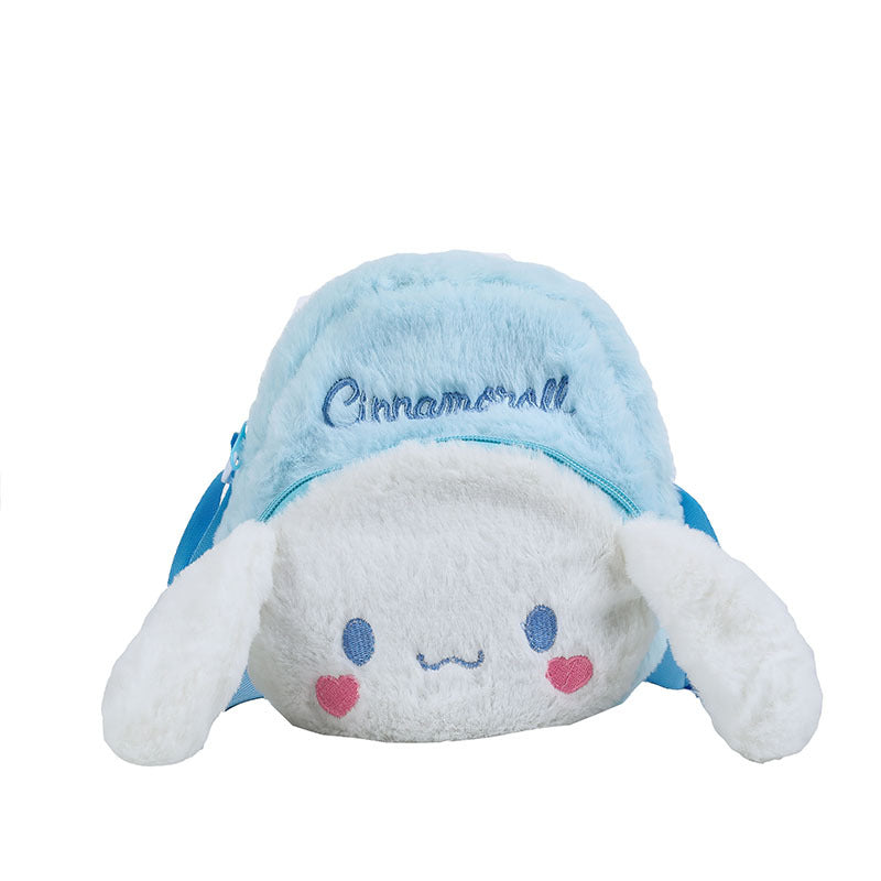 Cartoon Mini Soft Cute Heart Plush Crossbody Bags